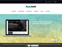 Tablet Screenshot of flaqship.com